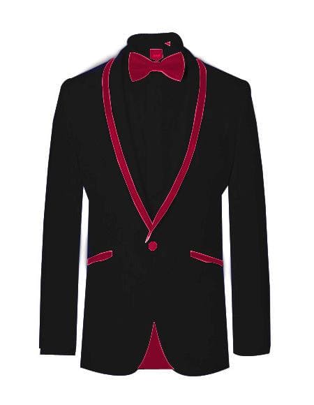 Burgundy Groom Tuxedo - AlbertoNardoniStore