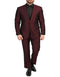 Burgundy Groom Tuxedo - AlbertoNardoniStore