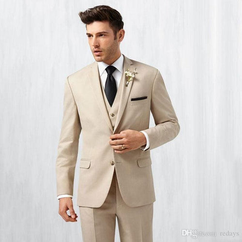 Champagne Groomsmen Suits - AlbertoNardoniStore