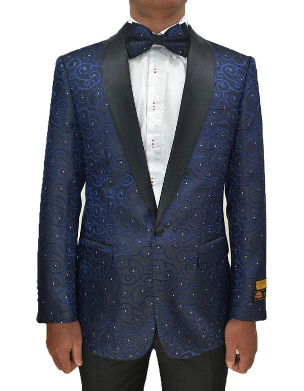 Dark Blue Prom Suit - Navy Blue Prom Suit - AlbertoNardoniStore