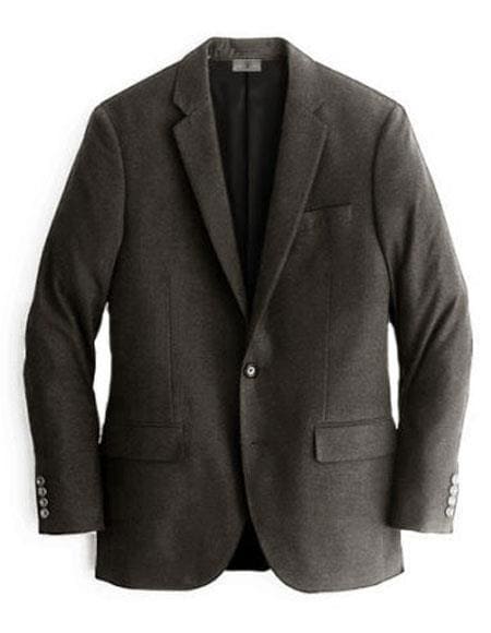 Dark Grey - Cashmere Sport Coat - AlbertoNardoniStore