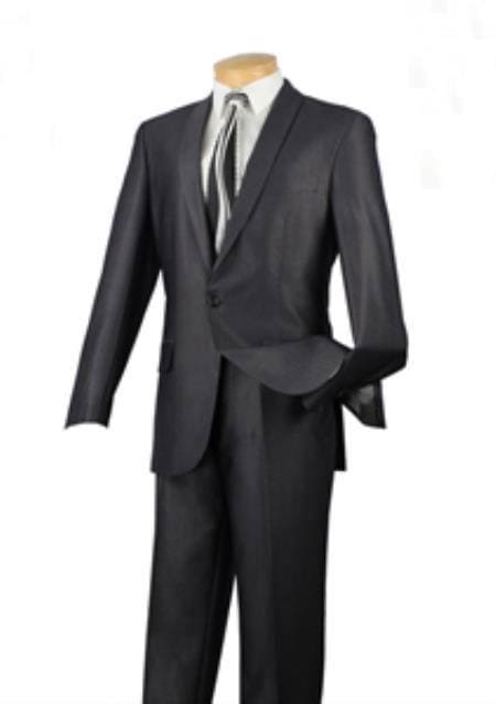 Dark Grey Tuxedo - Mens Dark Gray Tuxedo - AlbertoNardoniStore