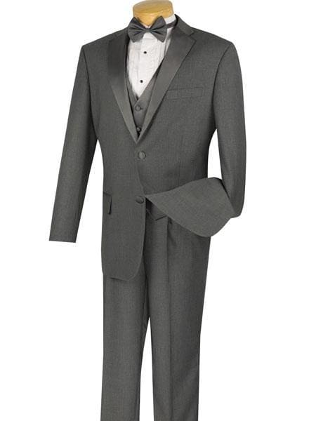 Dark Grey Tuxedo - Mens Dark Gray Tuxedo - AlbertoNardoniStore