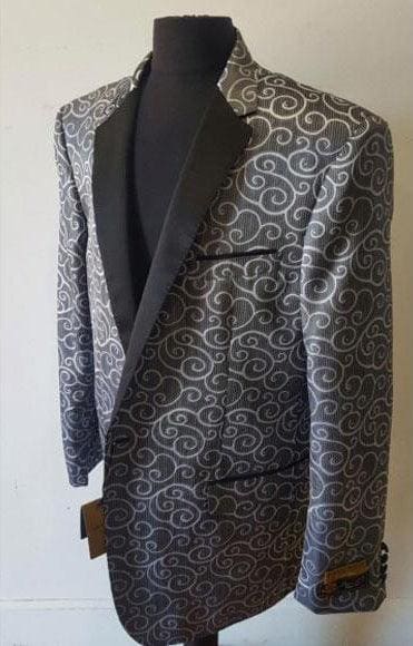 Dark Grey Tuxedo - Mens Dark Gray Tuxedo - AlbertoNardoniStore