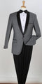 Dark Grey Tuxedo - Mens Dark Gray Tuxedo - AlbertoNardoniStore