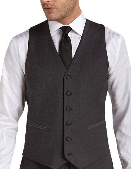 Dark Grey Tuxedo - Mens Dark Gray Tuxedo - AlbertoNardoniStore