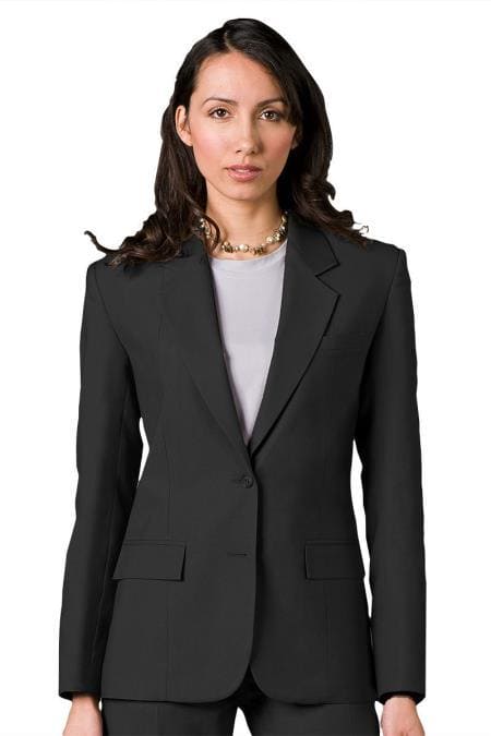 e-Tax, CLAUDIA KLEID Suit Women Dark Gray Short Suit Blazer - Dark Gray
