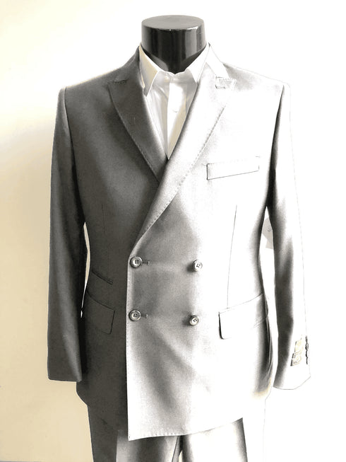 DB-Slim Charcoal Gray - Wholesale Mens Suits - Wholesale Suits - AlbertoNardoniStore