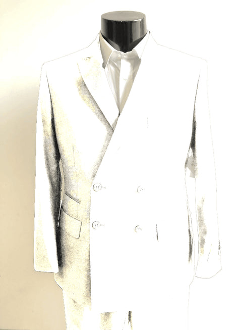 DB-Slim white - Wholesale Mens Suits - Wholesale Suits - AlbertoNardoniStore