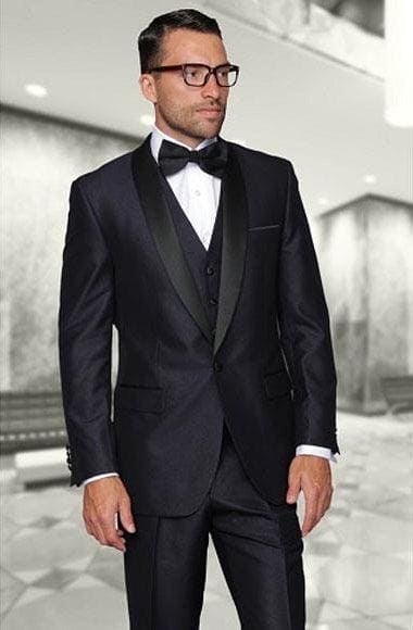 Dusty Blue Groomsmen Suits - Dusty Blue Suits - AlbertoNardoniStore