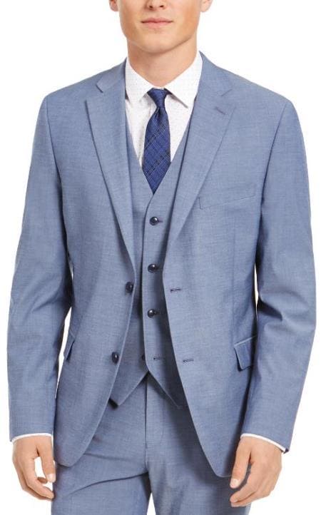 Dusty Blue Tuxedo + Vest and Pants