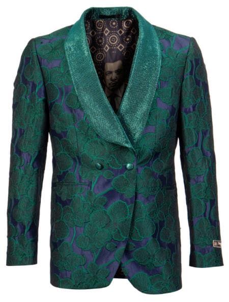 Emerald Green Blazer - Mens Emerald Green Blazer - AlbertoNardoniStore