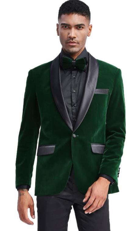 Emerald Green Blazer - Mens Emerald Green Blazer - AlbertoNardoniStore