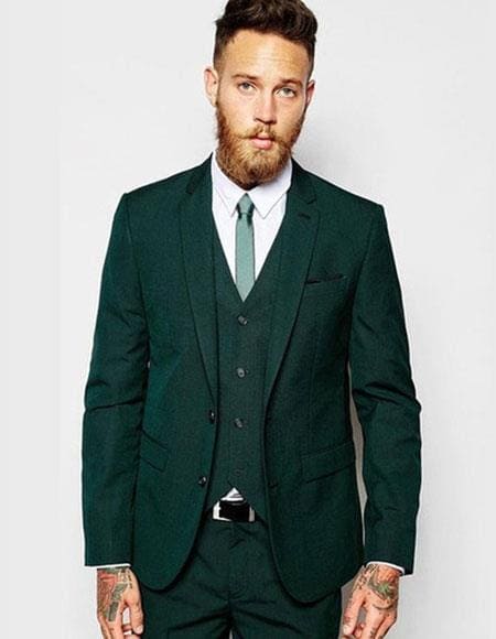 Emerald Green Groomsmen Suits – AlbertoNardoniStore