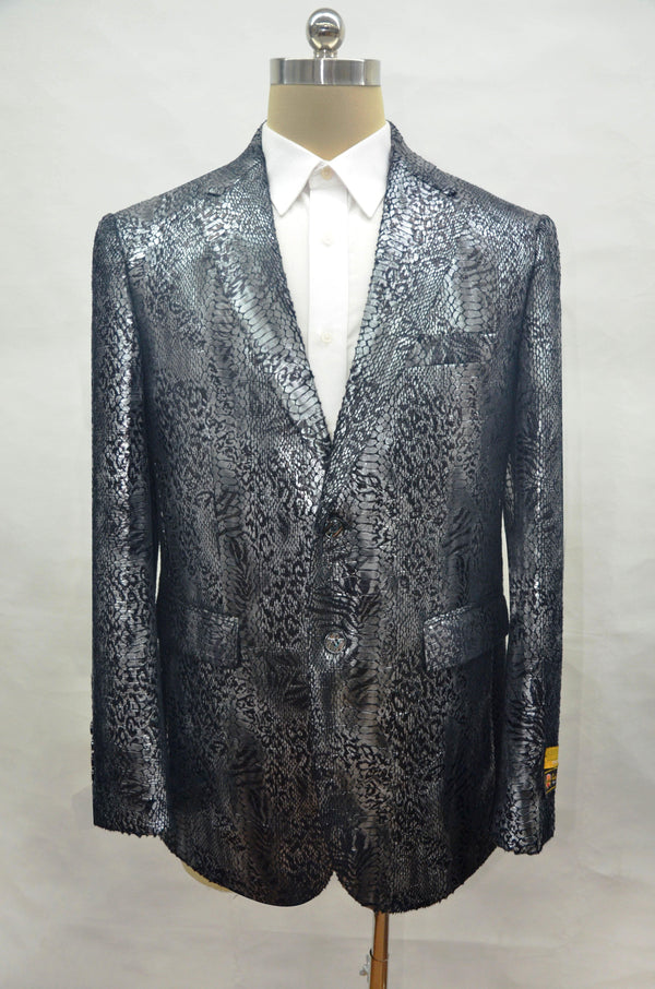 Exotic - Black - Mens Wholesale Blazers - AlbertoNardoniStore