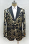 Fashion-7# Black-Gold - Mens Wholesale Blazers - AlbertoNardoniStore