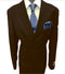 Four Button Double breasted Suit - Brown Slim Fi Suits Double Breasted Suit - AlbertoNardoniStore