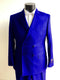 Four Button Double breasted Suit - Royal Blue Slim Fi Suits Double Breasted Suit - AlbertoNardoniStore