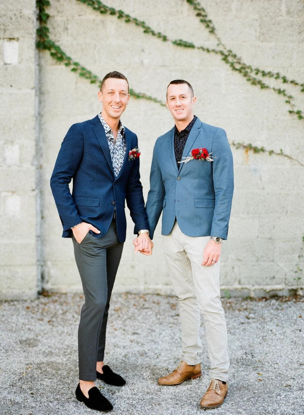 Gay mens wedding suits hotsell