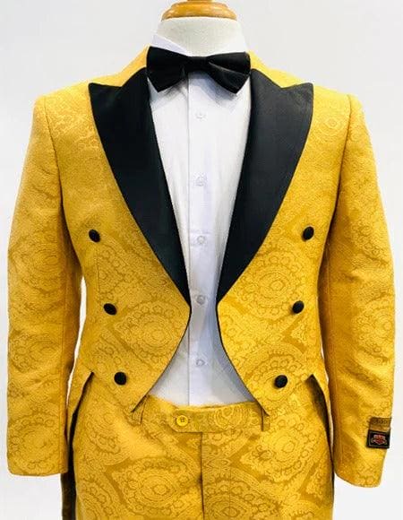 Gold and Black Suit - AlbertoNardoniStore