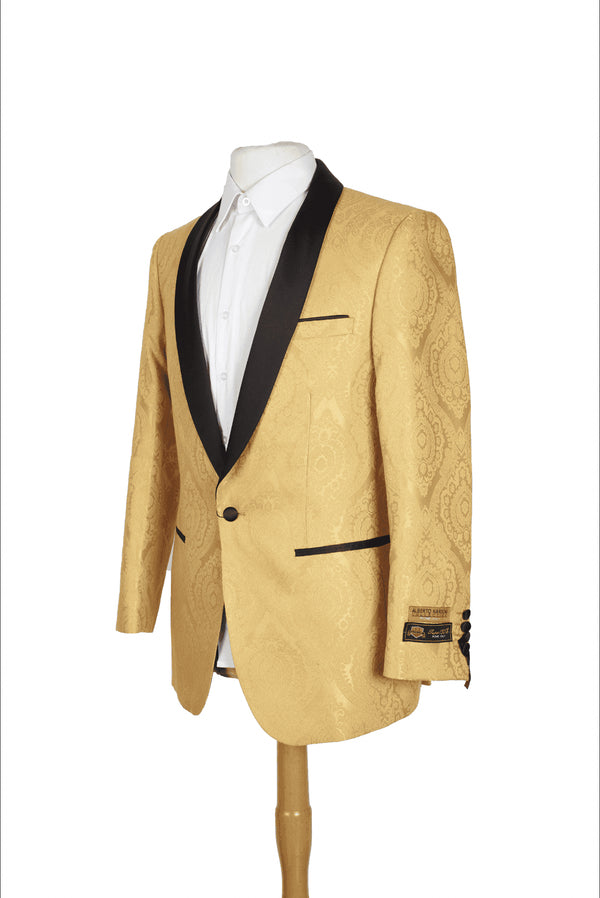 Mens Gold Blazer - Mens Gold Dinner Jacket