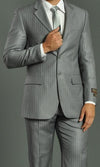 Gray Groomsmen Suits - Grey Groom Suits - AlbertoNardoniStore