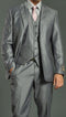 Gray Groomsmen Suits - Grey Groom Suits - AlbertoNardoniStore