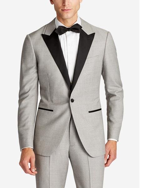Gray Groomsmen Suits - Grey Groom Suits - AlbertoNardoniStore