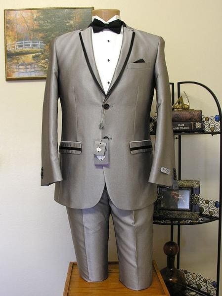 Gray Groomsmen Suits - Grey Groom Suits - AlbertoNardoniStore