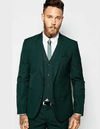 Green 3 Piece Suit - Green Three Piece Suit - AlbertoNardoniStore