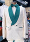 Green and White Suits - Green and White Tuxedos - AlbertoNardoniStore