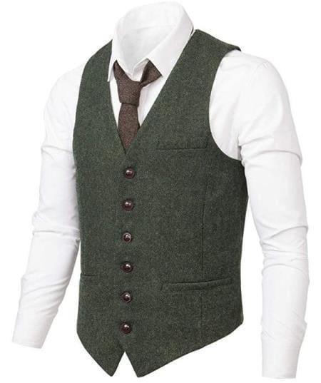 Green Tweed Suit - AlbertoNardoniStore