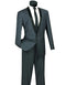 Grey and Black Suit - Gray Tuxedo - AlbertoNardoniStore