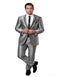 Grey and Black Suit - Gray Tuxedo - AlbertoNardoniStore