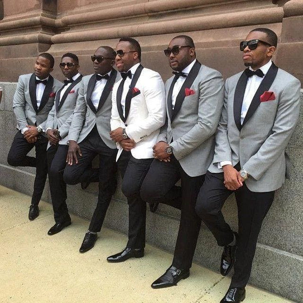 Gray wedding suit ideas best sale