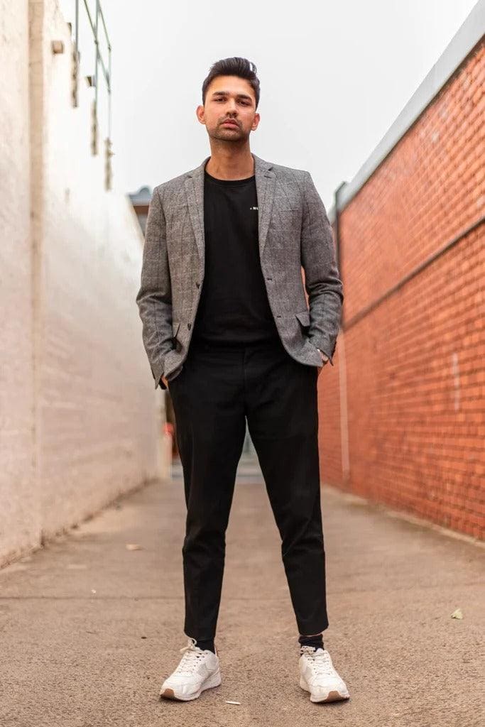 Grey Groom Suit - Mens Gray Wedding Suit - AlbertoNardoniStore
