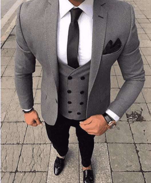 Grey Prom Suit - AlbertoNardoniStore