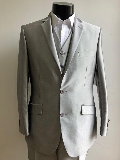 Grey Prom Suit - Gray Prom Tuxedo - Grey Prom Suit - AlbertoNardoniStore