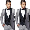 Grey Wedding Suit - Mens Gray Wedding Suit - AlbertoNardoniStore