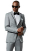Grey Wedding Suit - Mens Gray Wedding Suit - AlbertoNardoniStore