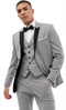 Grey Wedding Suit - Mens Gray Wedding Suit - AlbertoNardoniStore