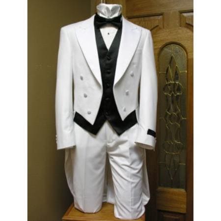 Groom White Wedding Suit - AlbertoNardoniStore