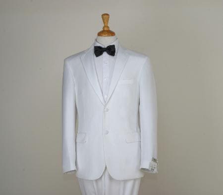 Groom White Wedding Suit - AlbertoNardoniStore