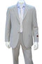 Groomsmen Lightest Tan ~ Beige 2 Button Super Rayon Viscose Wedding Suit - AlbertoNardoniStore