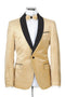 Champagne Velvet tuxedo - Ivory Dinner Jacket