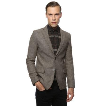 Herringbone Blazer - AlbertoNardoniStore