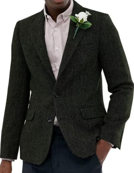 Herringbone Blazer - AlbertoNardoniStore