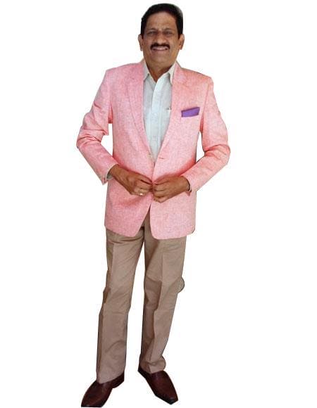 Hot Pink Linen Blazer - AlbertoNardoniStore