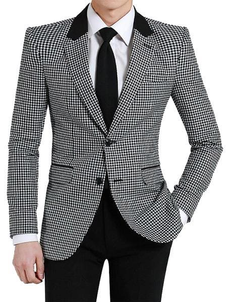 HOUNDSTOOTH BLAZER - AlbertoNardoniStore