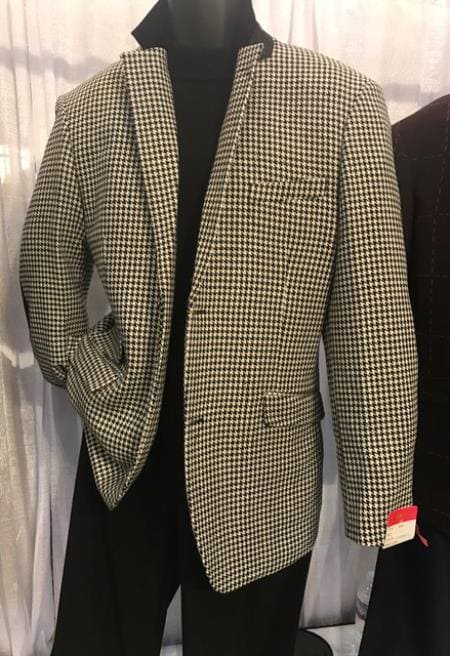 HOUNDSTOOTH BLAZER - AlbertoNardoniStore